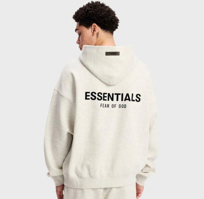 HOODIE ESSENTIALS SS22 LIGHT OATME