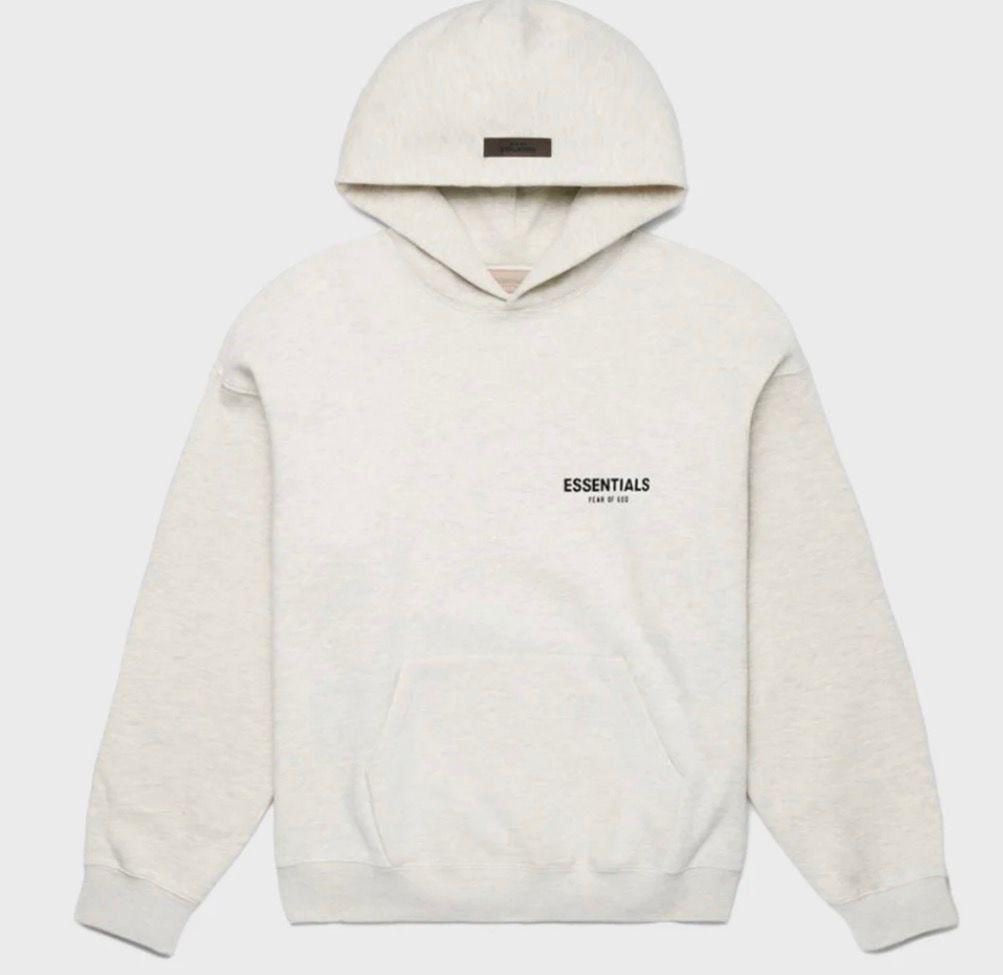 HOODIE ESSENTIALS SS22 LIGHT OATME